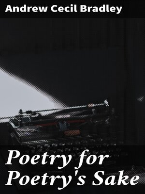 cover image of Poetry for Poetry's Sake